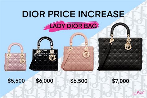 dior bag starting price|dior bag price list.